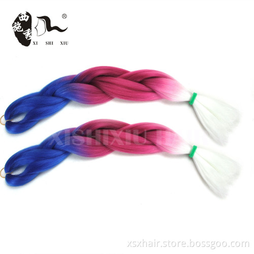2016 hot selling yaki pony braiding hair synthetic afro twist braid for hair extension